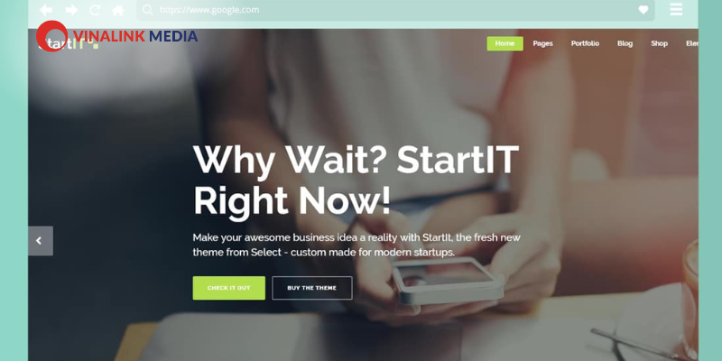 Mẫu Website Công nghệ mới nhất
